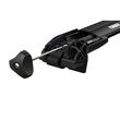 Bare transversale Thule Edge Raised Rail Wingbar Edge Black pentru MITSUBISHI Endeavor 5 usi SUV, model 2006 - 2011, Sistem cu prindere pe bare longitudinale